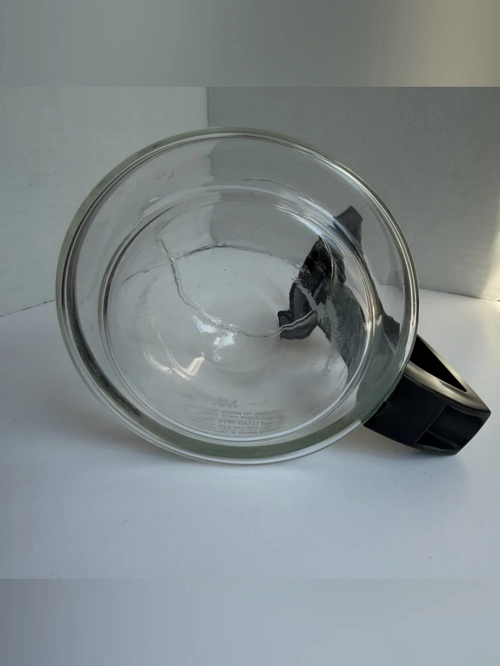 Mr Coffee 4-5 Cup Glass Replacement Carafe Black Handle Coffee Pot Clear